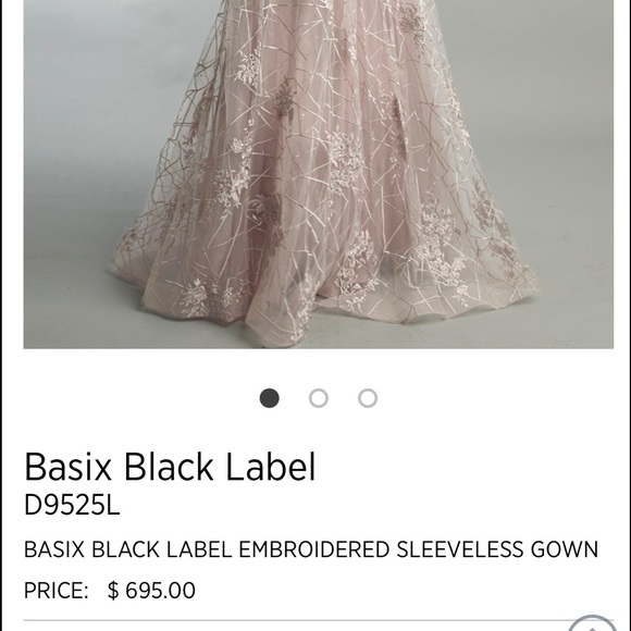 Basik Black Label Formal Evening gown. Mother of the bride gown - Picture 8 of 8